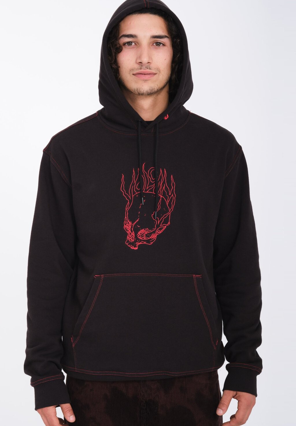 

Толстовка с капюшоном BURNHER PO Volcom, черный