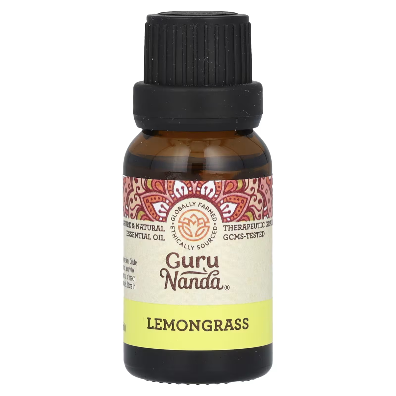 GuruNanda 100% чистое и натуральное эфирное масло лемонграсса, 0,5 жидк. унции (15 мл)