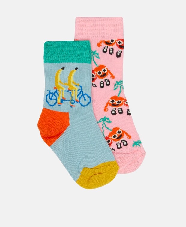 

Носки, упаковка 2 шт. Happy Socks, розовый