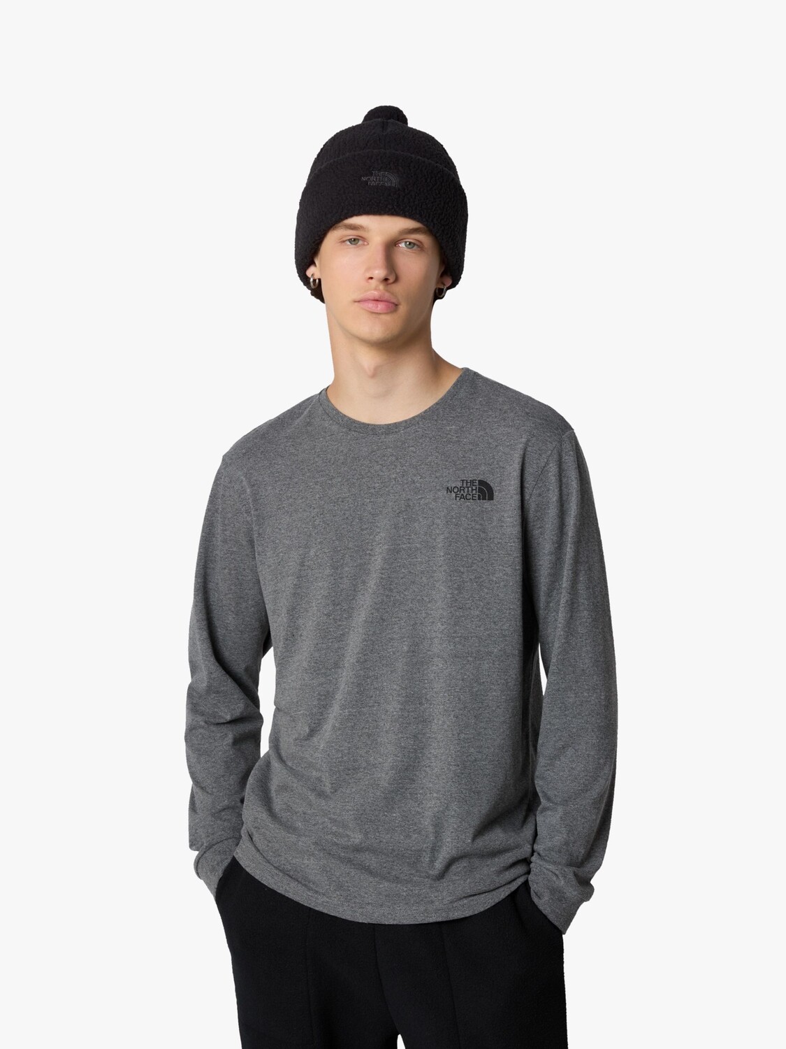 

Простая футболка с длинным рукавом и куполом The North Face