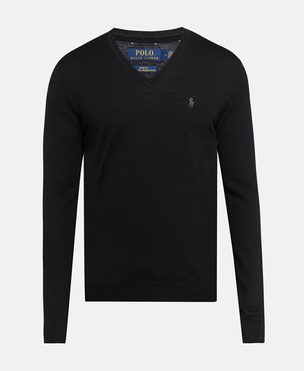 

Шерстяной джемпер Polo Ralph Lauren, черный