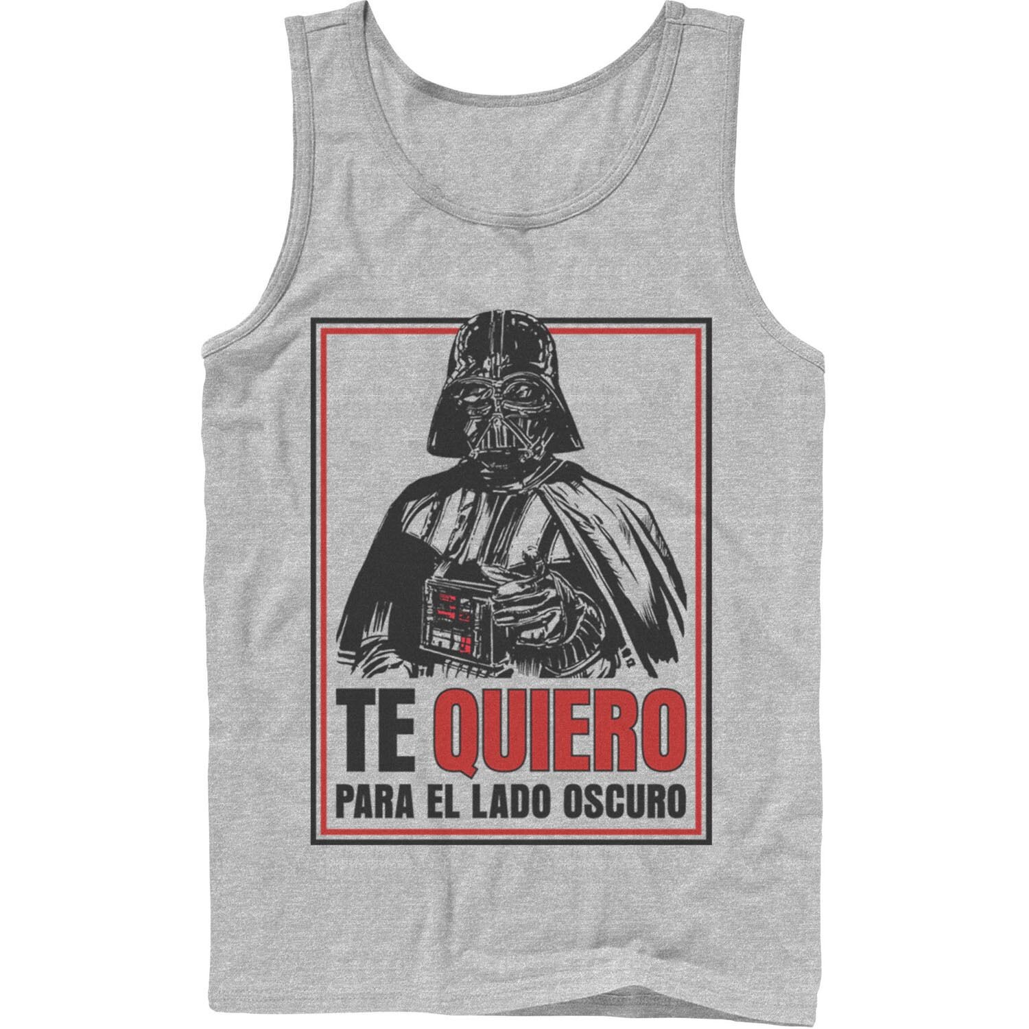 Мужская майка Star Wars Te Quiero Para El Lado Oscuro мужская футболка te quiero para el lado oscuro star wars светло синий