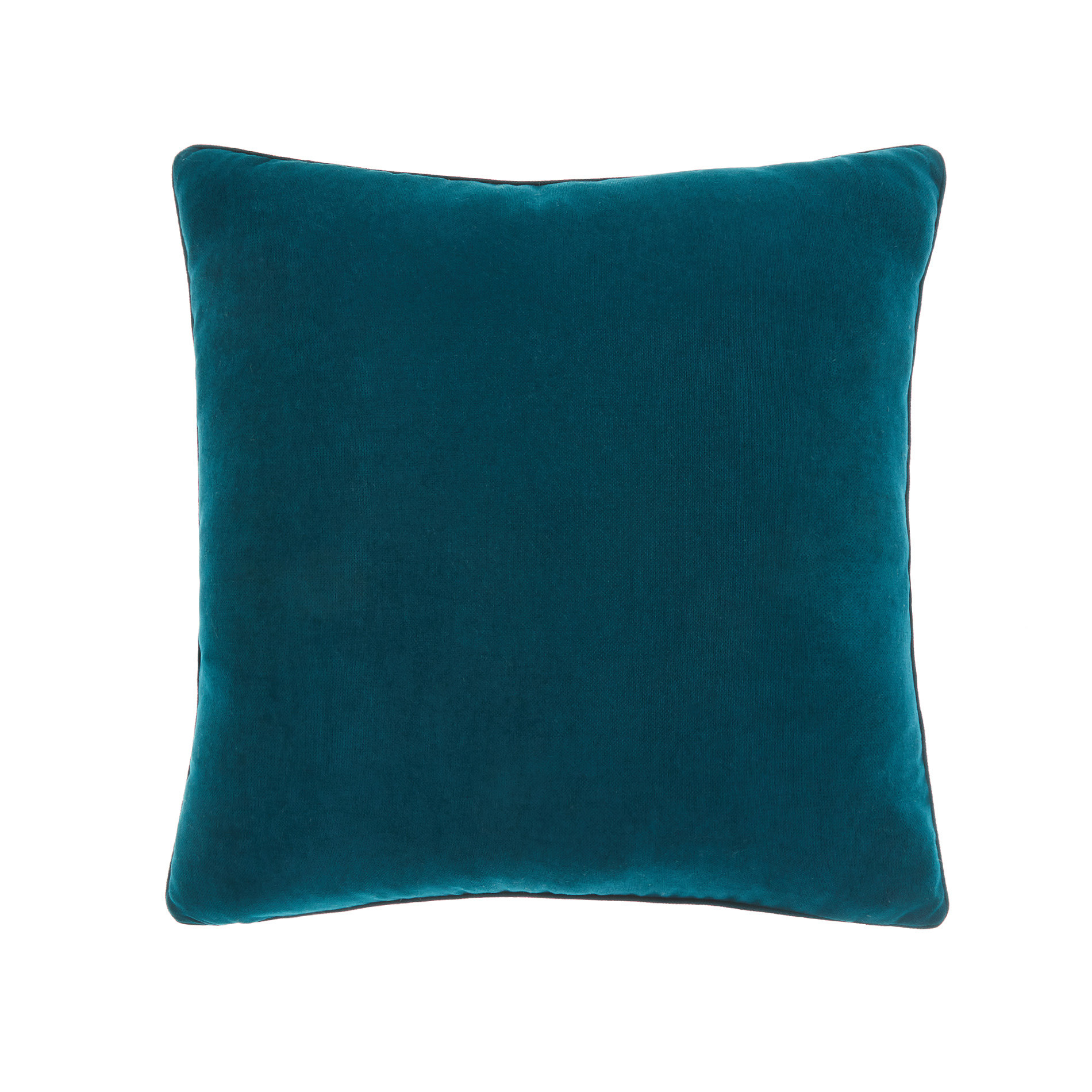 Однотонная меланжевая подушка Coincasa, бледно-синий