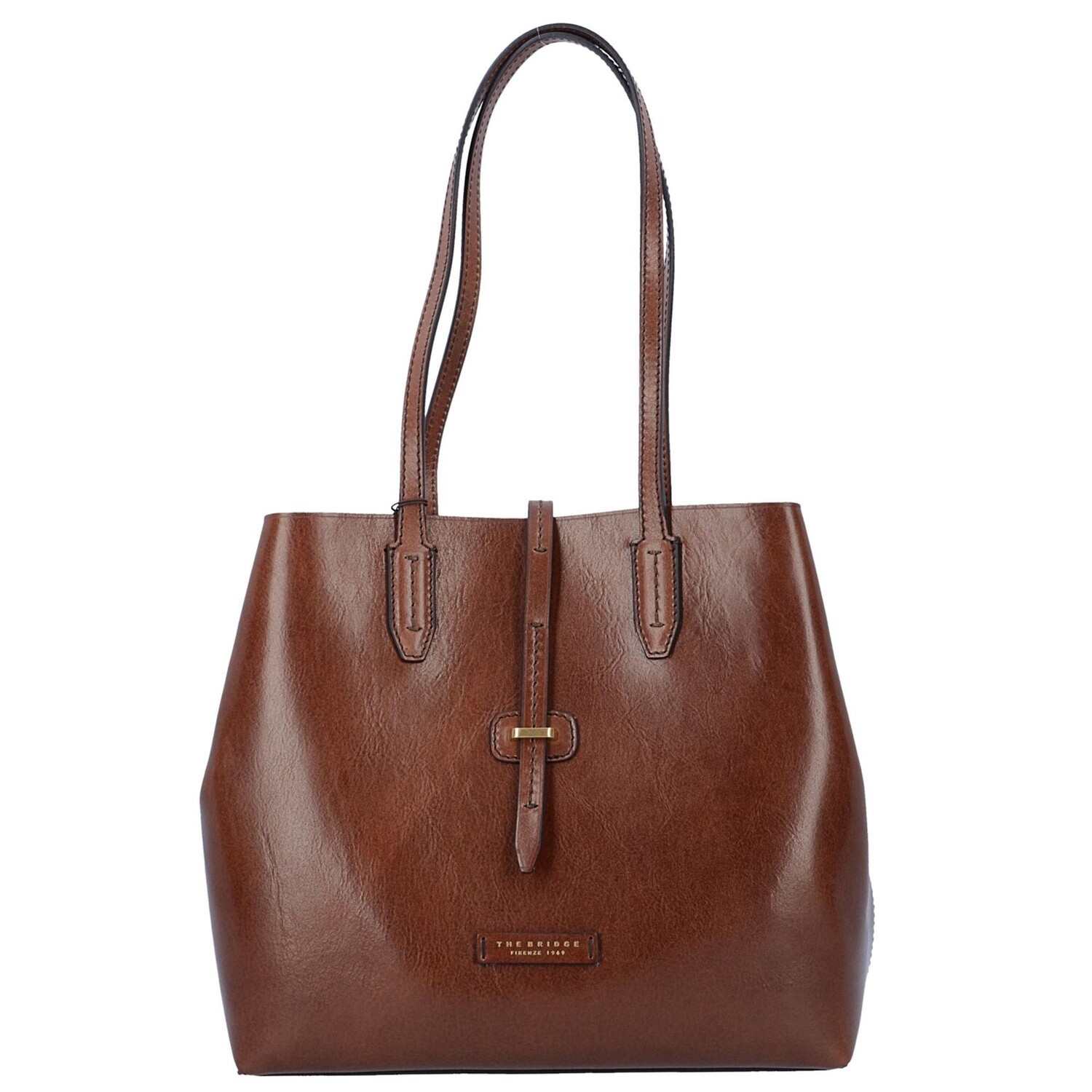 

Сумка через плечо The Bridge Dalston Leder 32 cm, цвет marrone