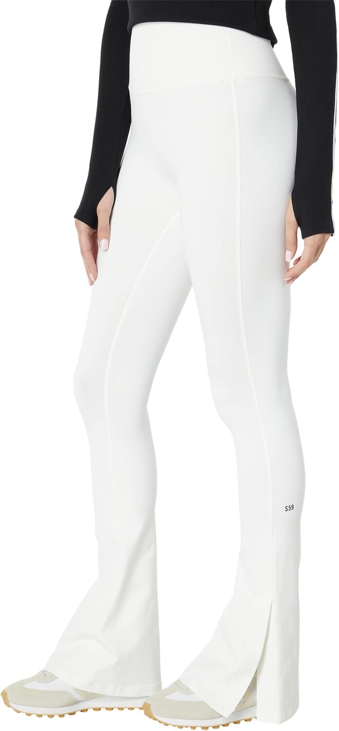

Брюки Splits59 Raquel High-Waist Supplex Flare w/ Side Slit, белый