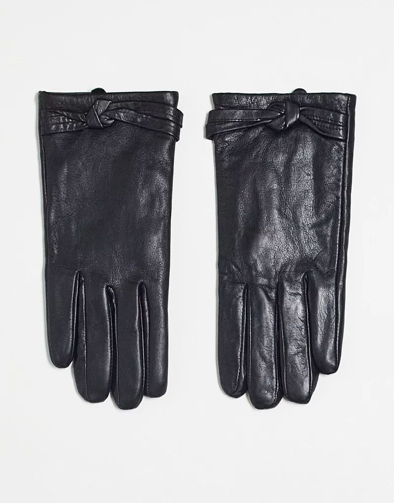 перчатки gaffer кожаные черные Черные кожаные перчатки Boardmans
