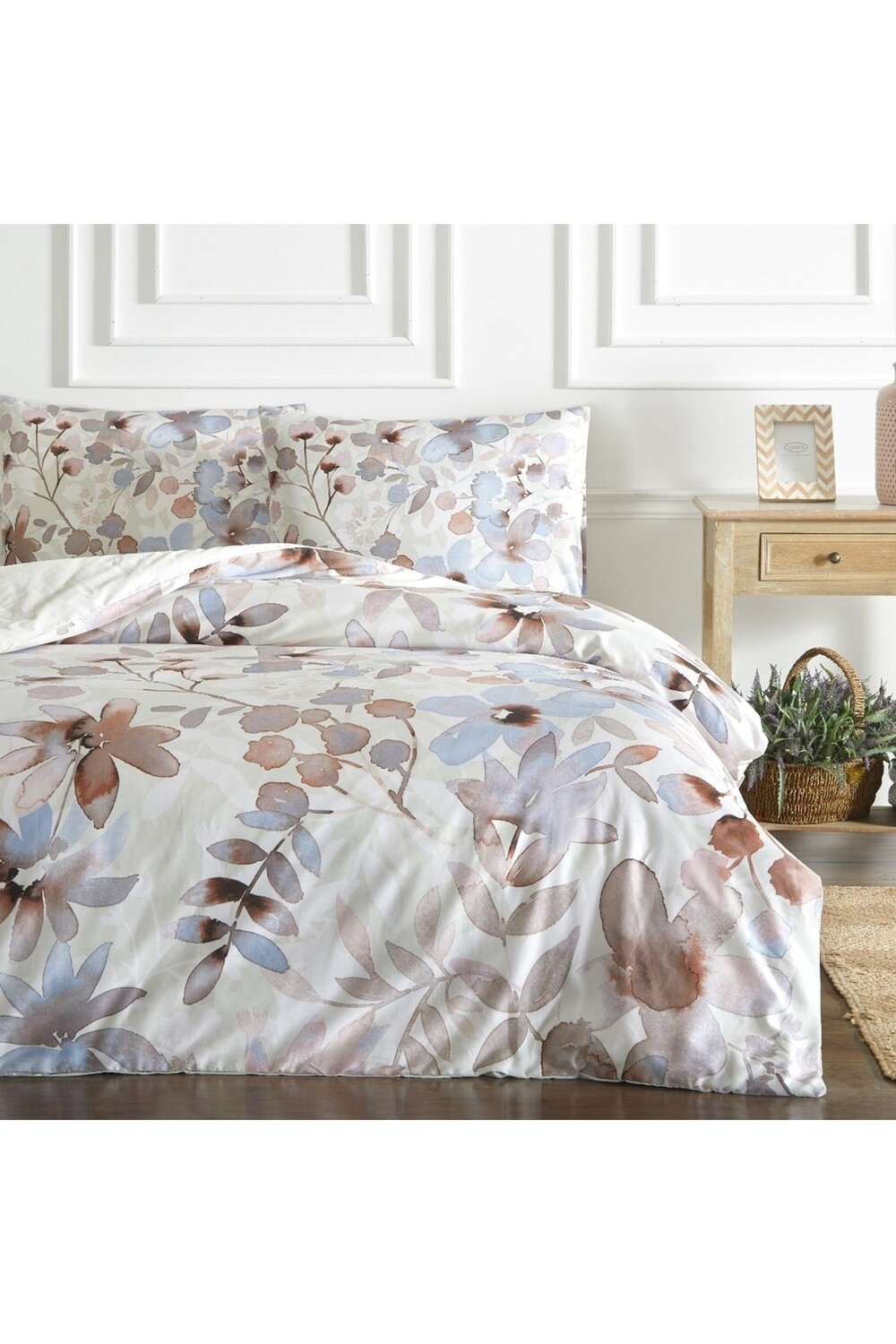 

Комплект пододеяльников Sc Allday Felice Linens двойной, кофейный