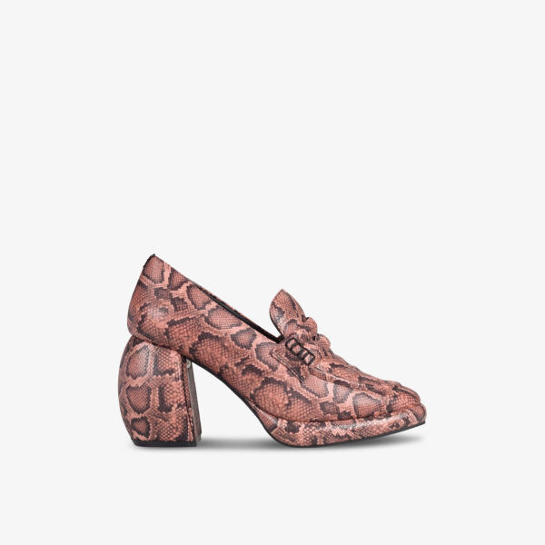 

Кожаные лоферы на каблуке martine rose x clarks Clarks, розовый