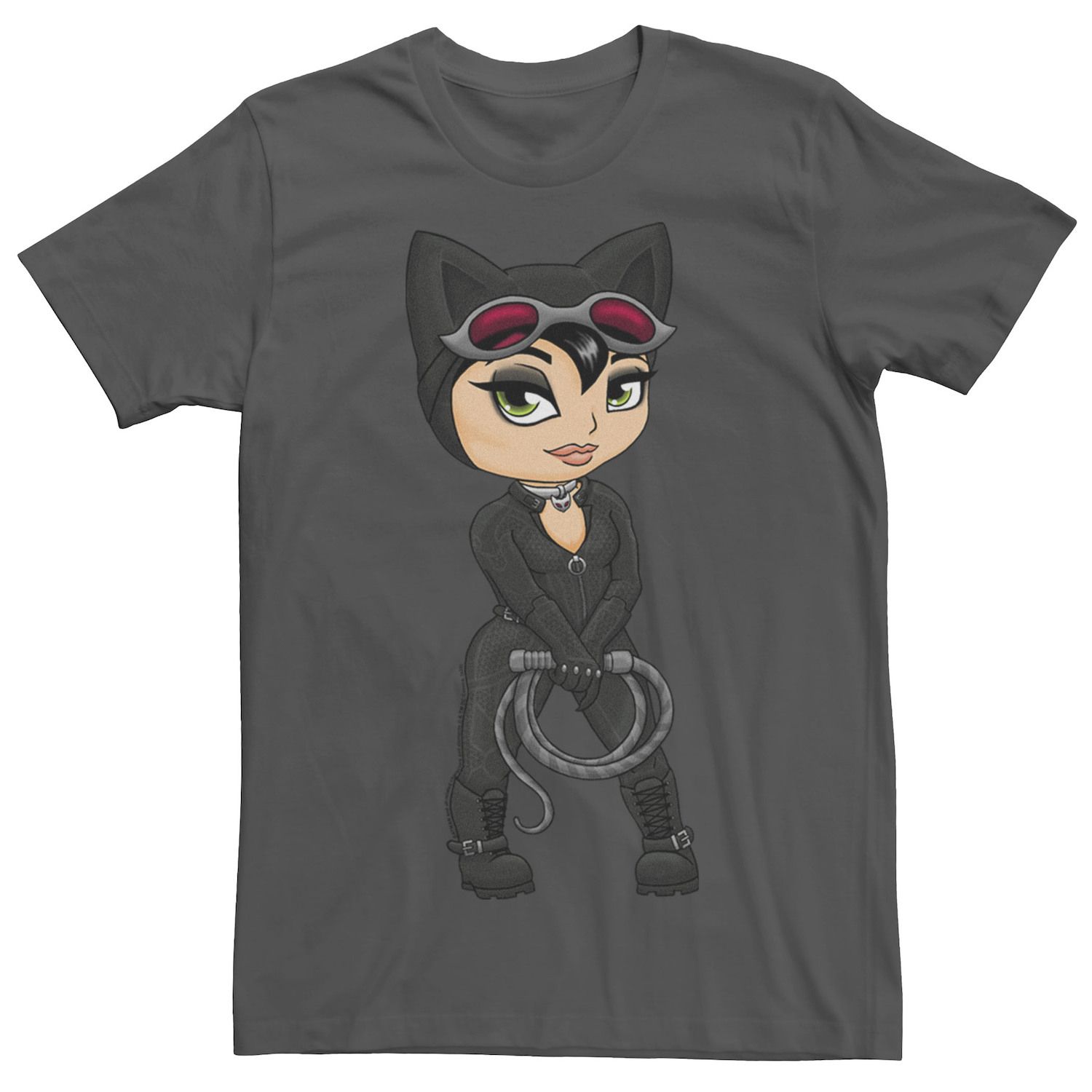 Мужская футболка с портретом женщины-кошки DC Fandome Licensed Character
