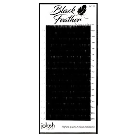 

Объемные ресницы Black Feather Curl D, 0,07, 15мм Jolash