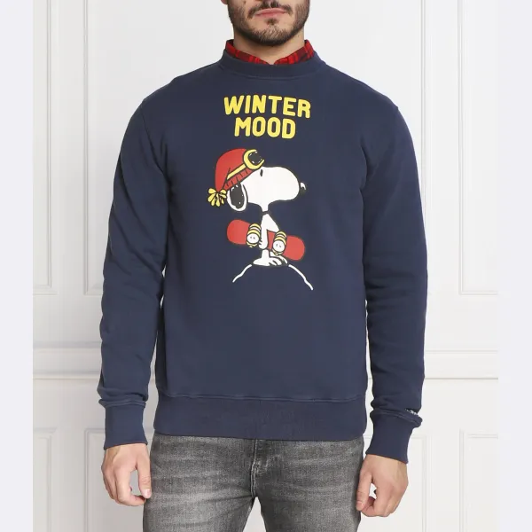 

Толстовка стандартного кроя Saint Barth x Peanuts St.Barth, синий