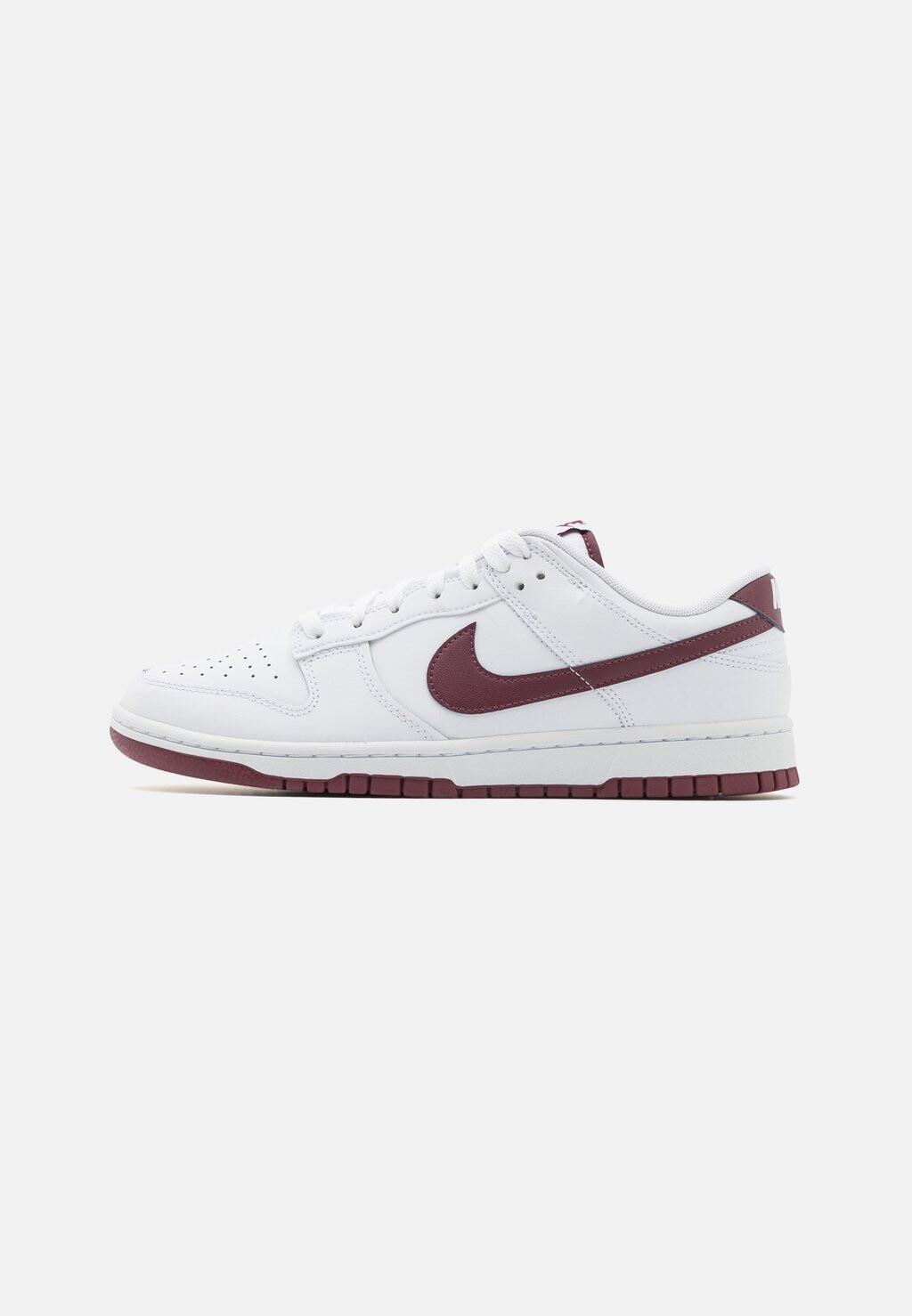 

Кроссовки Nike Dunk Low Retro, белый / темно-бордовый