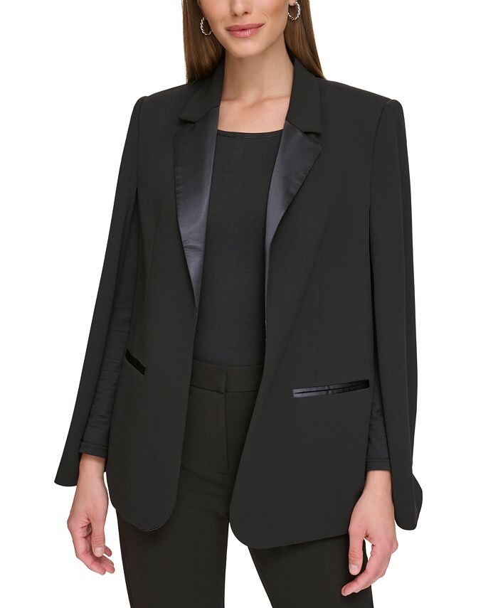 

Куртка-накидка Petite Tuxedo DKNY, черный