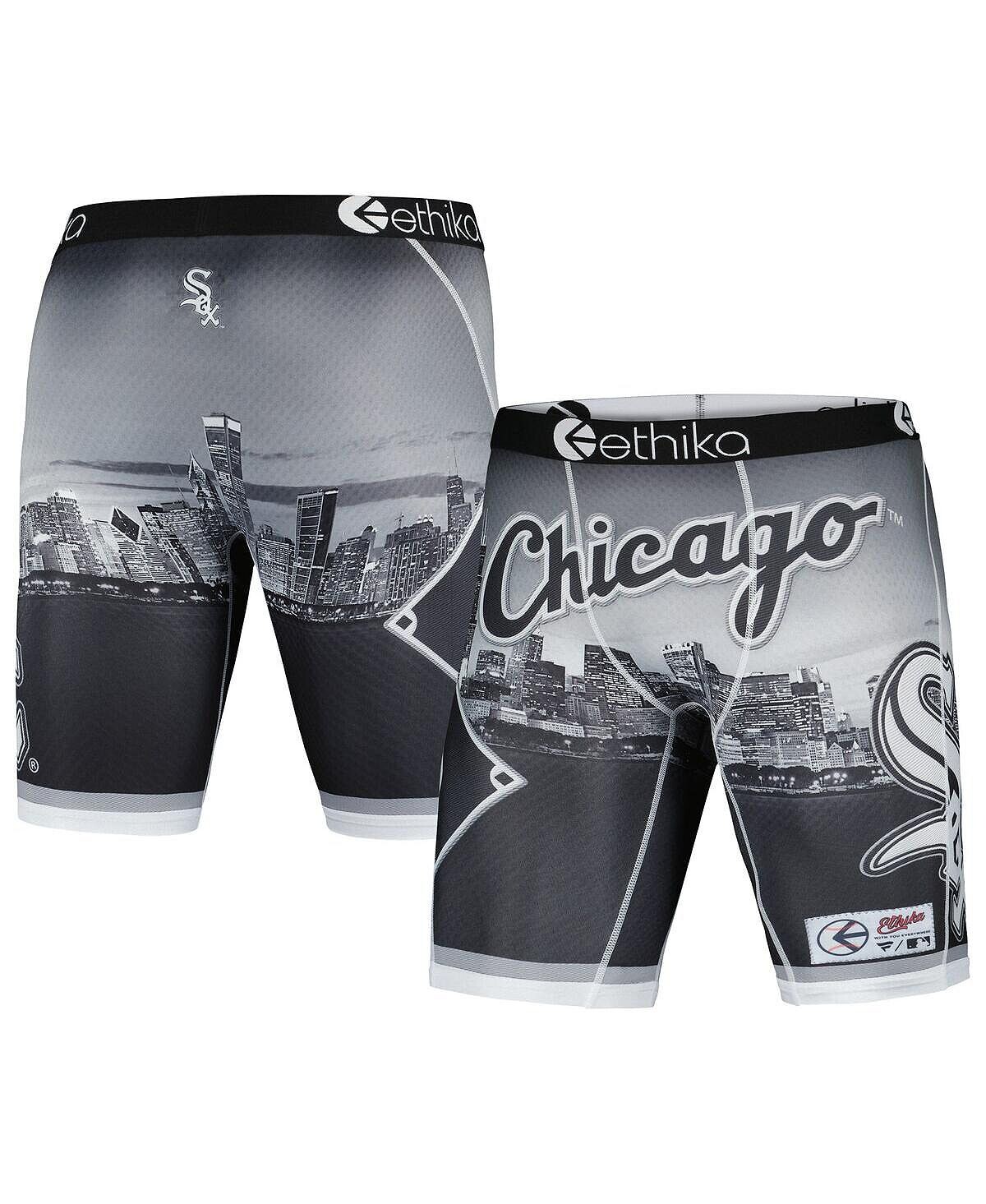 

Мужские черные трусы-боксеры из джерси Chicago White Sox Ethika
