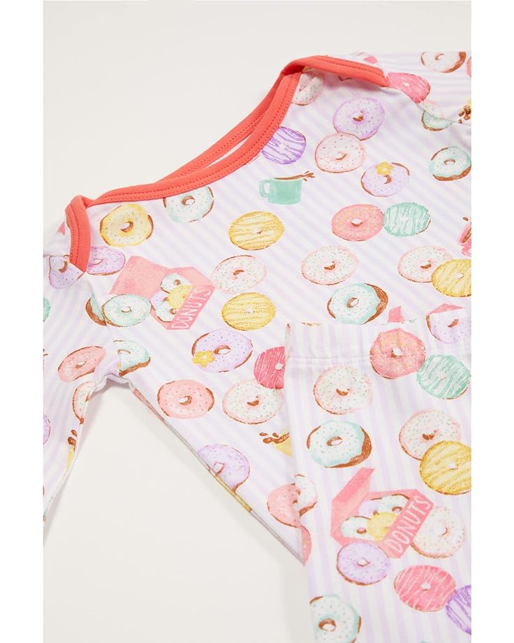 Пижамный комплект Bedhead Pajamas Booboo Long Sleeve Snug Fit PJ Set, цвет Donuts and Cocoa