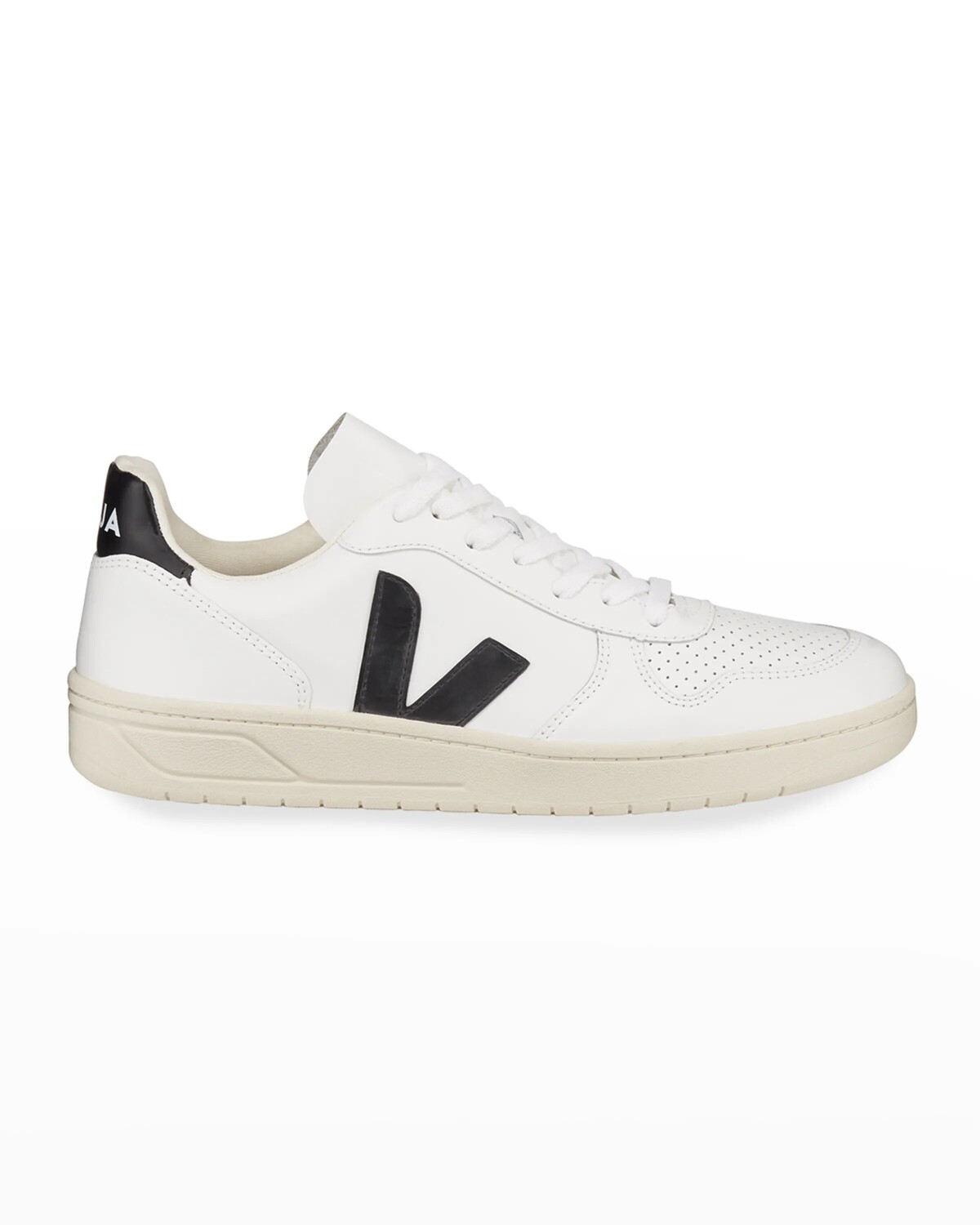 

Кожаные кроссовки на платформе V10 Veja, цвет Extra White/Black