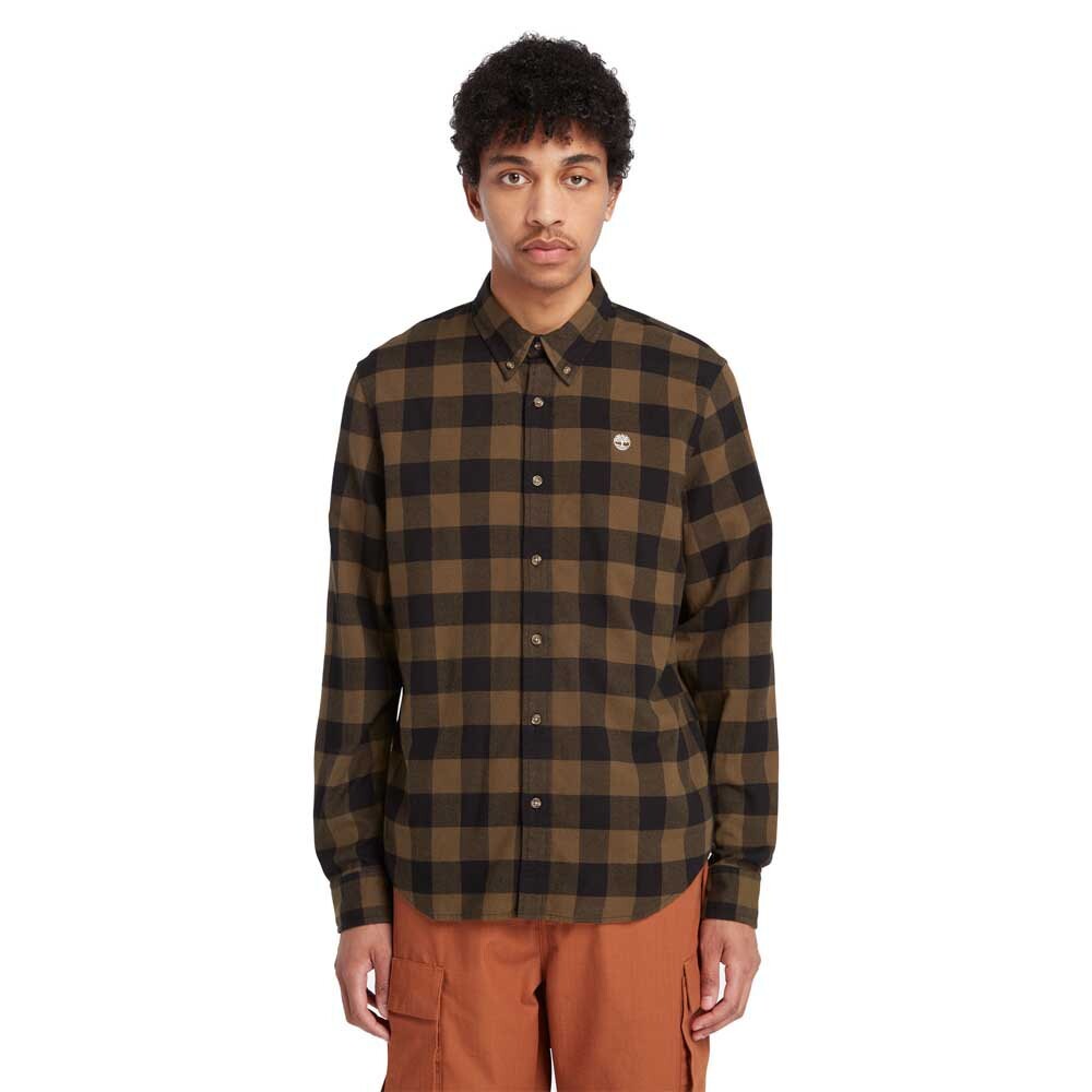 

Рубашка с длинным рукавом Timberland Mascoma River Slim, коричневый