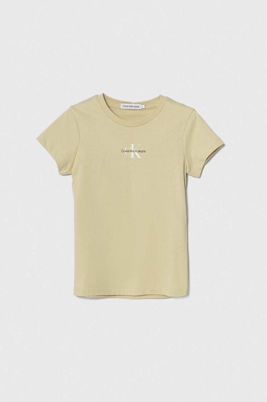 

Calvin Klein Jeans Детская хлопковая футболка, зеленый