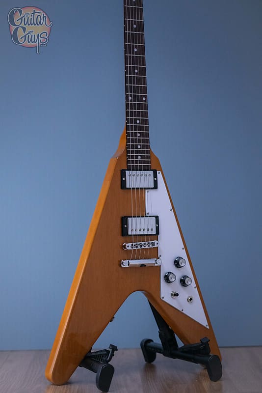 Электрогитара Gibson 70s Flying V Antique Natural