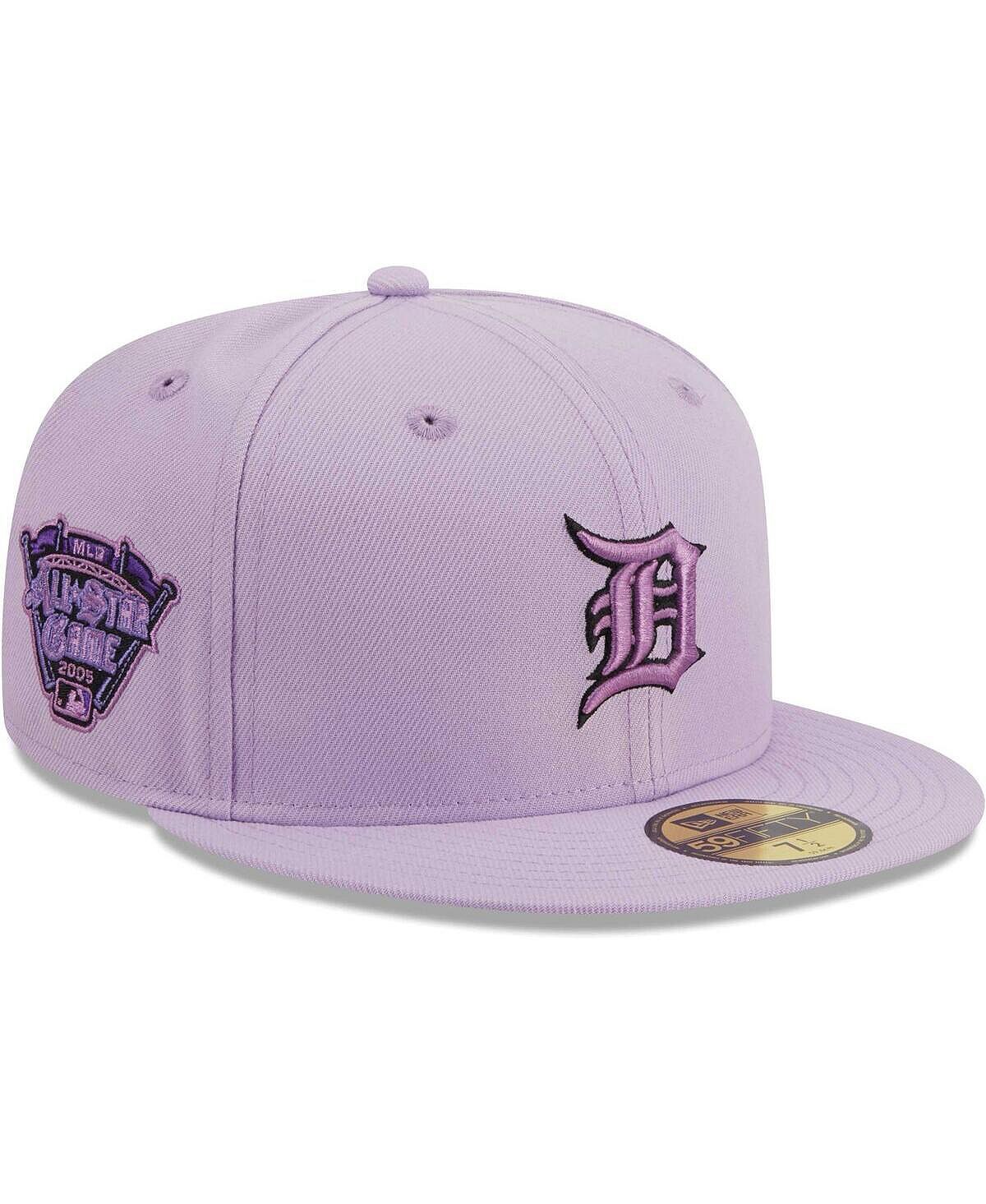 

Мужская приталенная шляпа лавандового цвета Detroit Tigers 59FIFTY New Era