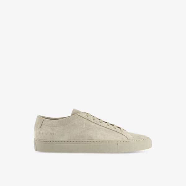 

Замшевые низкие кеды achilles low с принтом Common Projects, белый