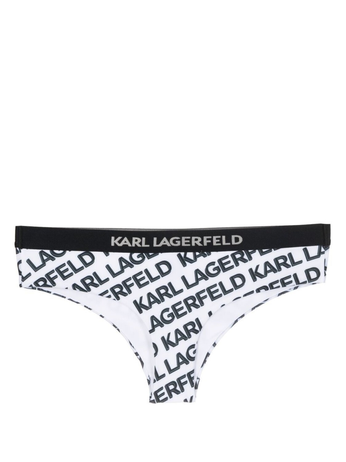

Karl Lagerfeld плавки бикини с логотипом, белый