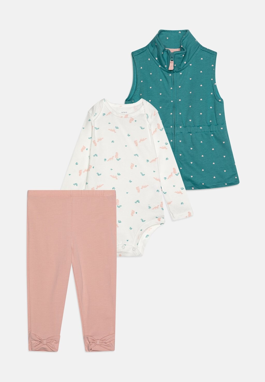 

Комплект SET Carter's, цвет green/pink