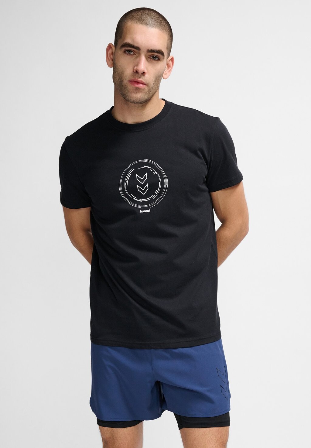 

Футболка с принтом ACTIVE CIRCLE TEE Hummel, цвет black