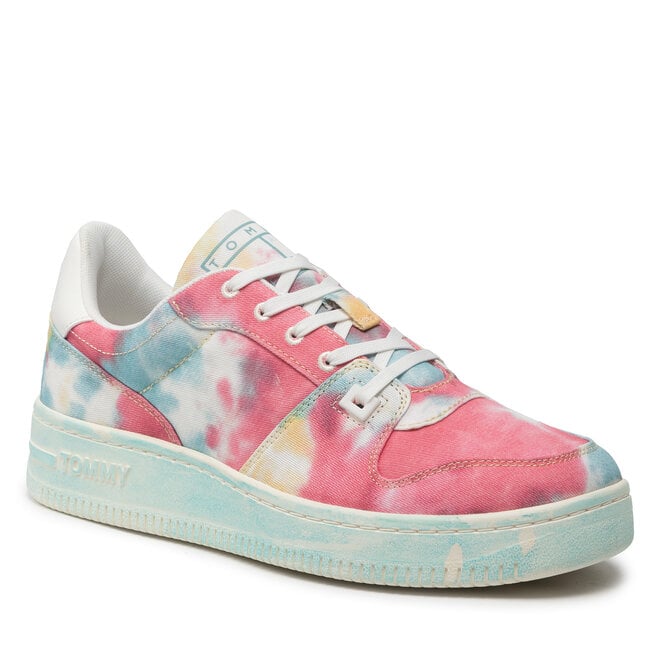 

Кроссовки Tommy Jeans TieDye Basket, цвет