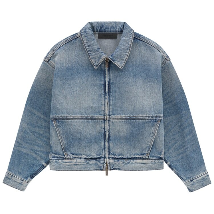 

Куртка Fear of God Essentials Kids Denim Jacket, цвет Medium Wash