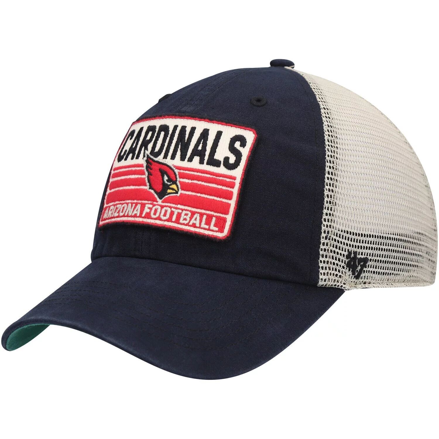 

Мужская кепка Snapback '47 Black/Natural Arizona Cardinals Four Stroke Clean Up