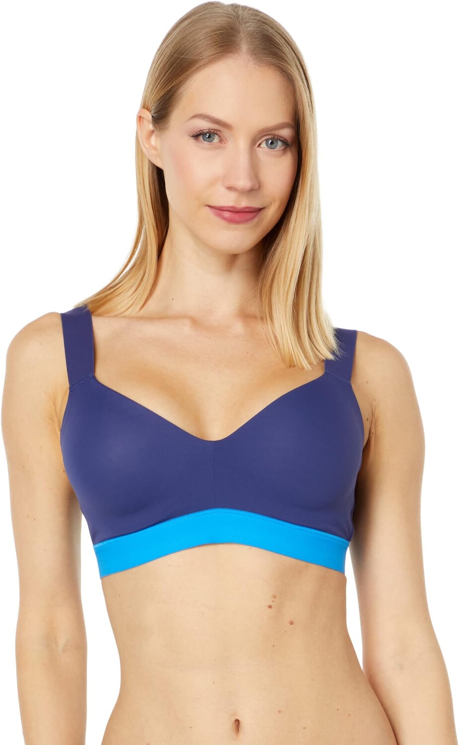 

Спортивный бюстгальтер Dynamic Convertible Contour Natori, цвет Dark Blue/Blue Lapis