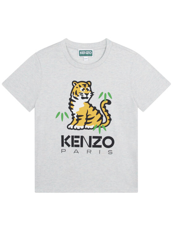 

Футболка стандартного кроя Kenzo Kids, серый