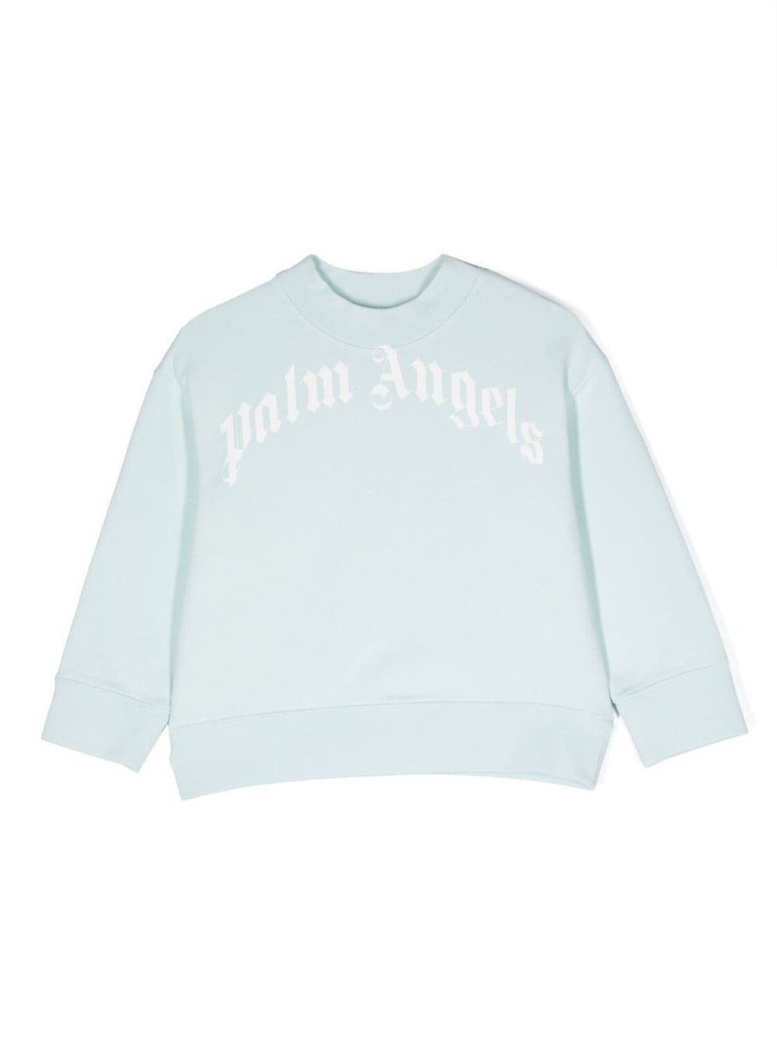 

Palm Angels Kids logo-print detail jumper, синий