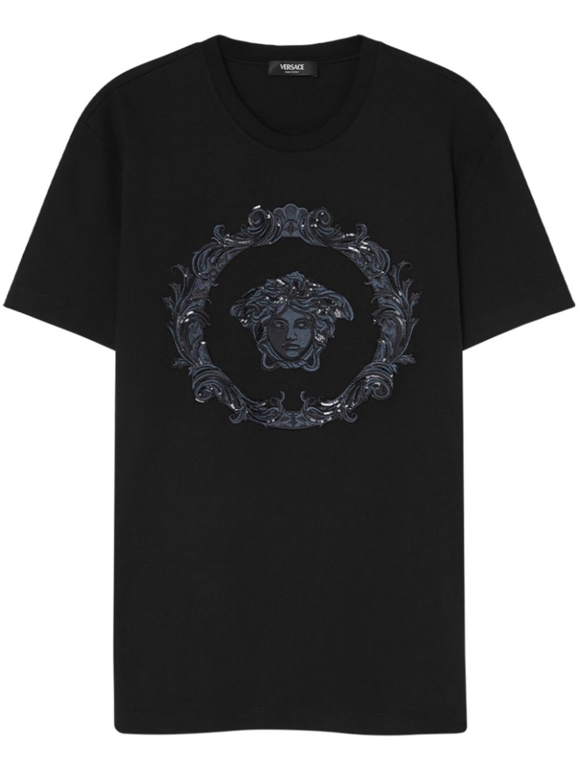 

Versace футболка Medusa Cartouche, черный