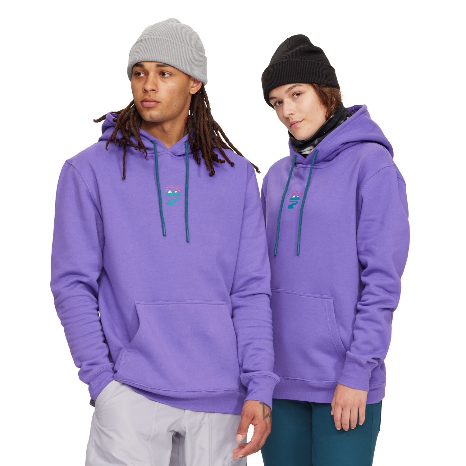 

Худи evo Alpenglow Unisex, фиолетовый