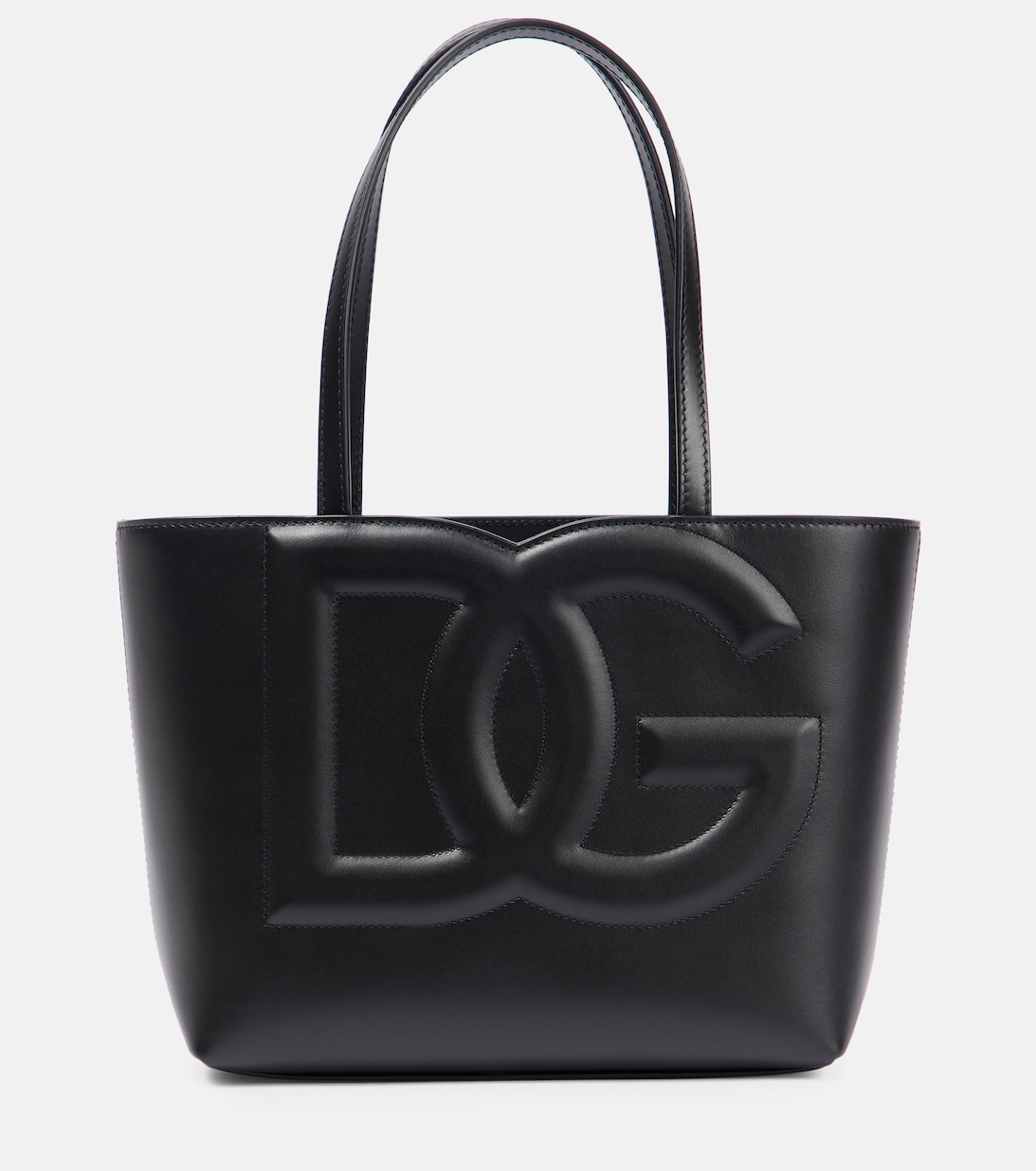 цена Сумка-тоут с логотипом DG Dolce&Gabbana, черный