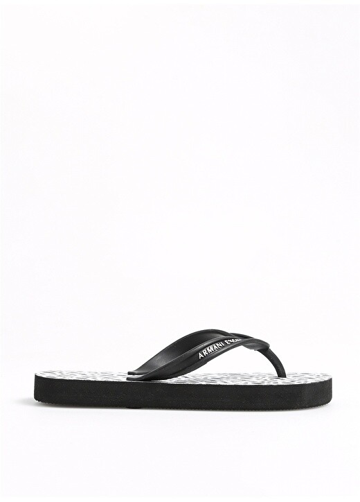 

Резиновые черные женские сандалии Armani Exchange