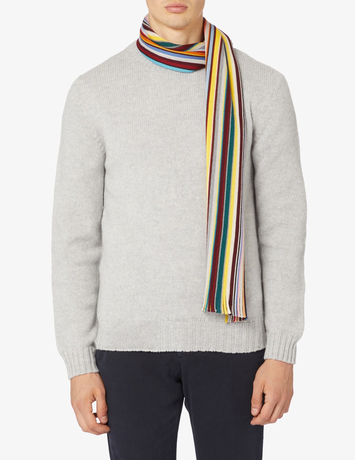 

Шарф подпись Paul Smith, разноцветный