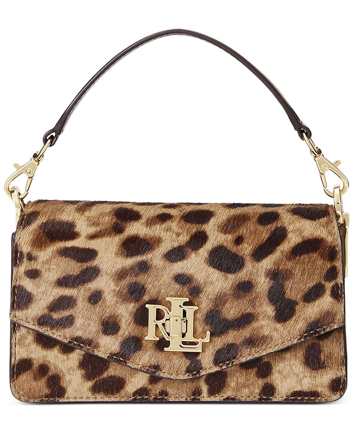 

Маленькая сумка через плечо из телячьей шерсти с принтом Tayler Lauren Ralph Lauren