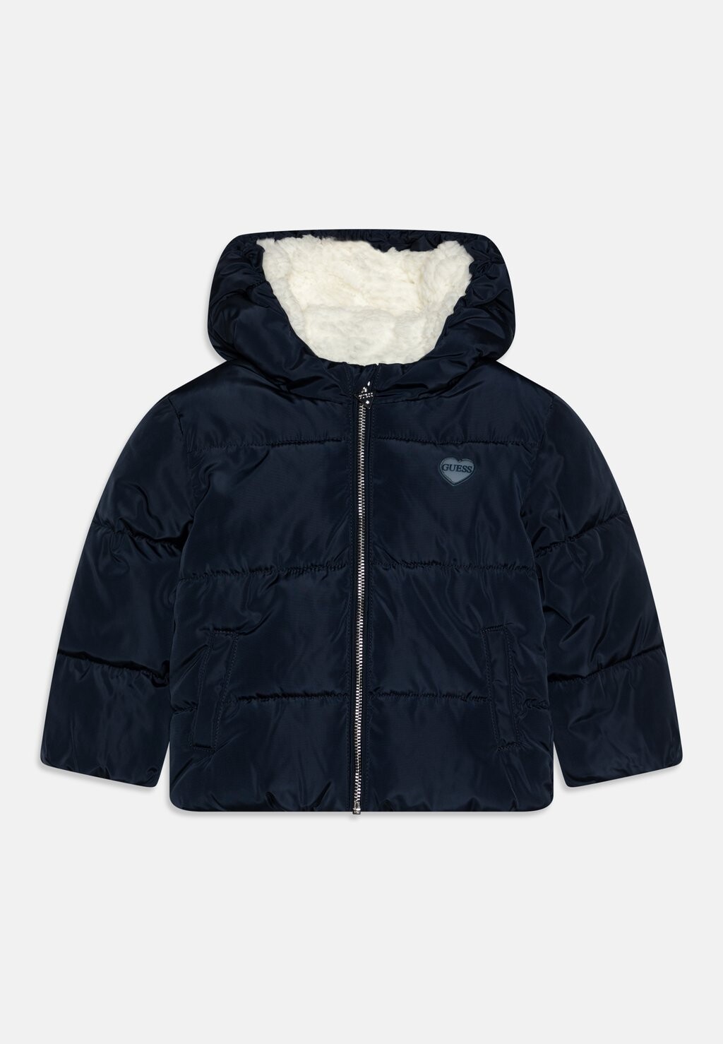 

Зимняя куртка BABY HOODED PADDED UNISEX Guess, цвет dark berry blue