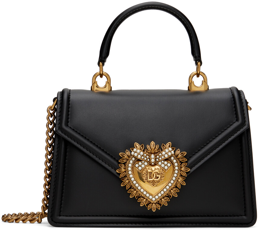 

Черная маленькая сумка преданности Dolce&Gabbana, цвет Black