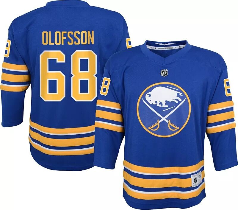 

Молодежная Nhl Баффало Сэйбрз Виктора Олофссона № 68 синяя реплика Джерси
