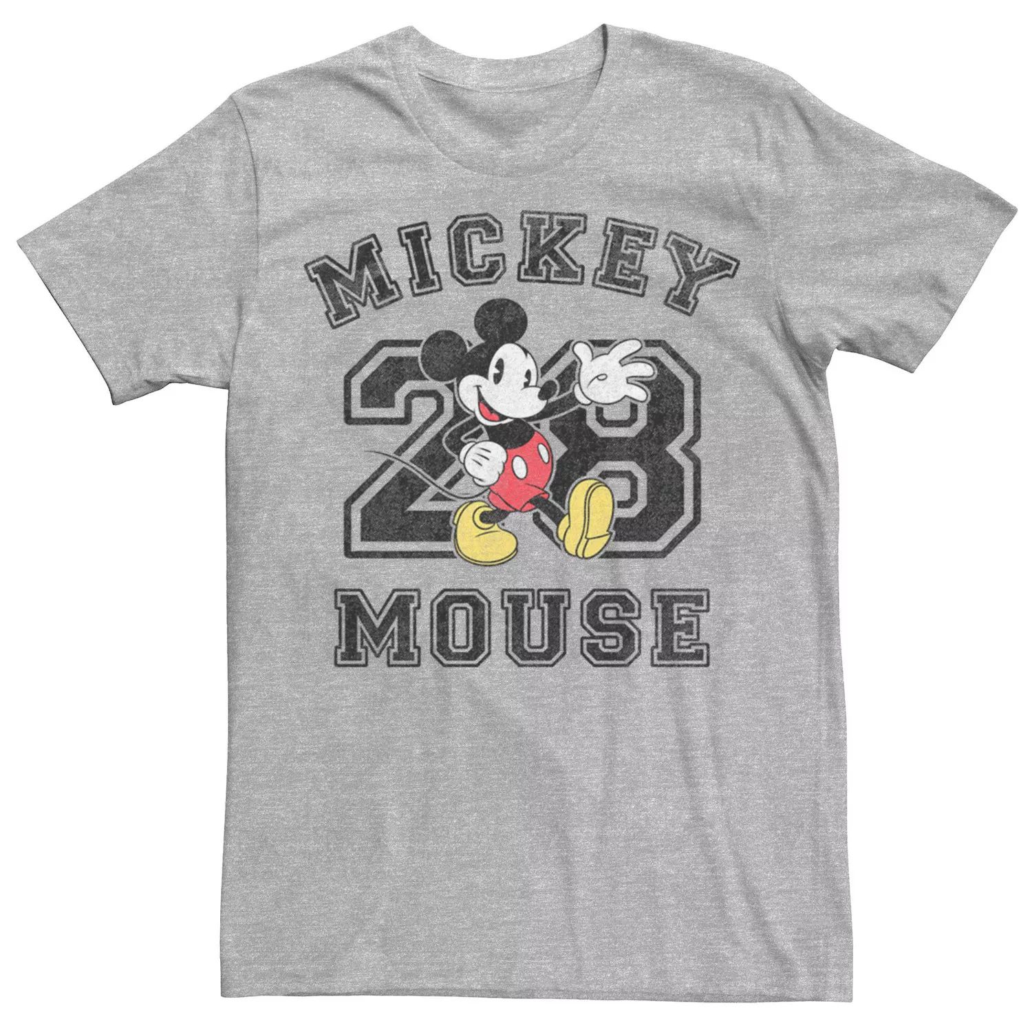 Мужская футболка Disney Mickey Varsity Text #28 с портретом Licensed Character мужская футболка с портретом disney epic mickey painting licensed character