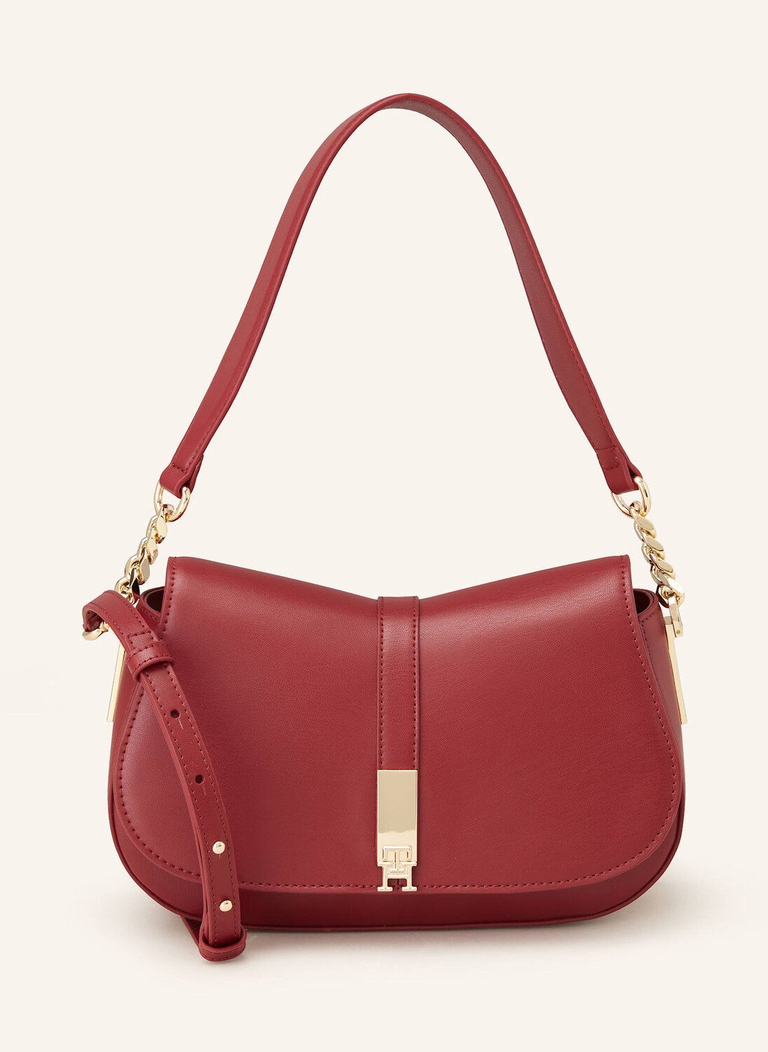 

Сумка через плечо heritage saddle bag TOMMY HILFIGER, темно-красный