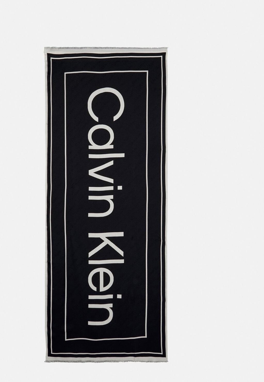 

Шарф Logo Scarf Calvin Klein, цвет black/white