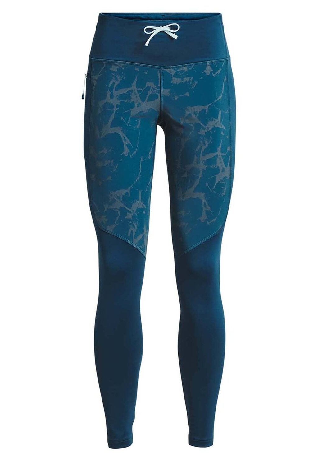 

Тайтсы Under Armour Ua Outrun The Cold Tight Ii, синий/бежевый, Черный