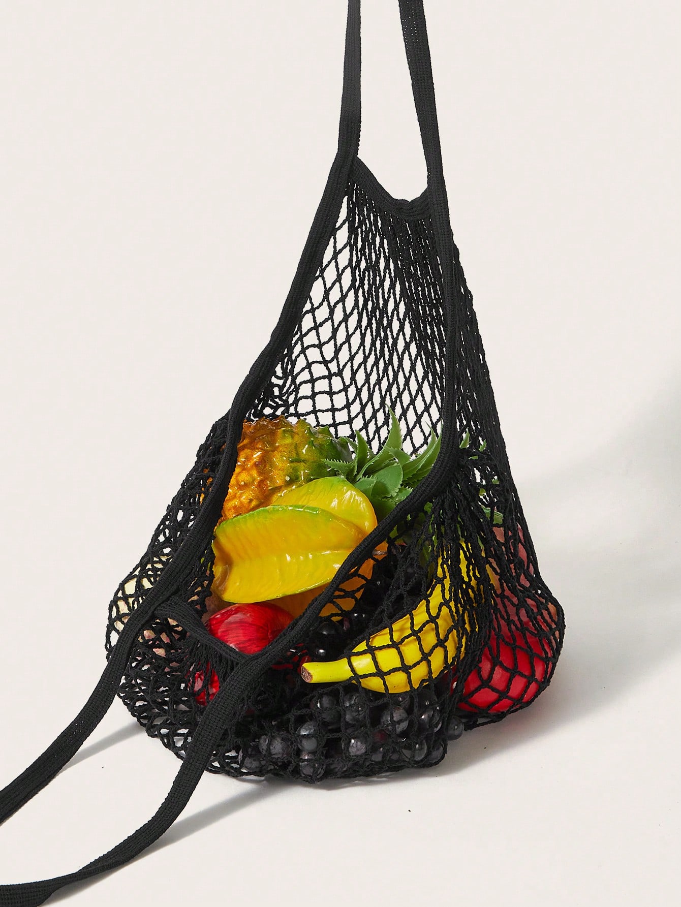Сумка-тоут среднего размера ROMWE Fairycore Mermaid с полым дизайном, черный сумка тоут среднего размера romwe fairycore mermaid с полым дизайном бежевый
