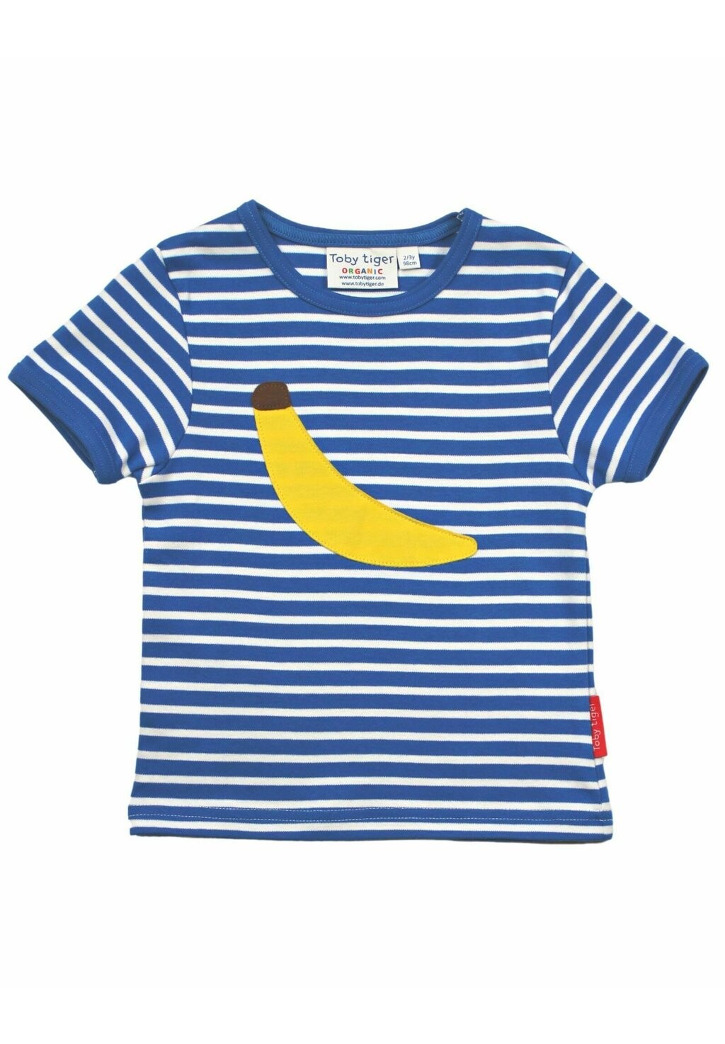 

Футболка с принтом MIT BANANEN APPLIKATION Toby Tiger, цвет blau