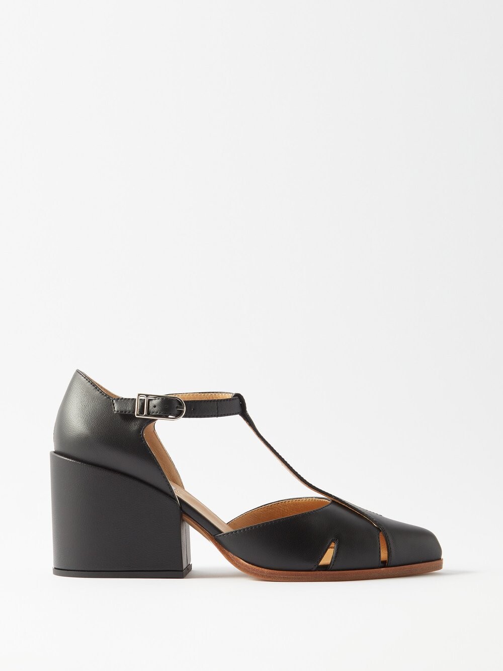 

Кожаные туфли hawes 80 Gabriela Hearst, черный